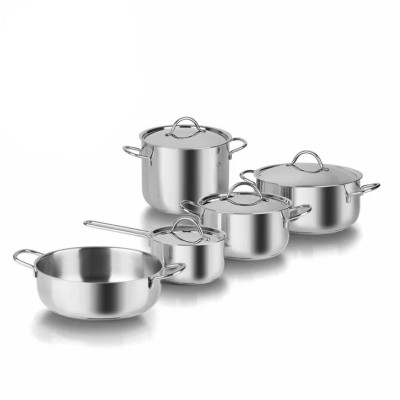 BARAZZONI BATTERIA 9 PZ CUOCI MANIA IN ACCIAIO INOX 18-10