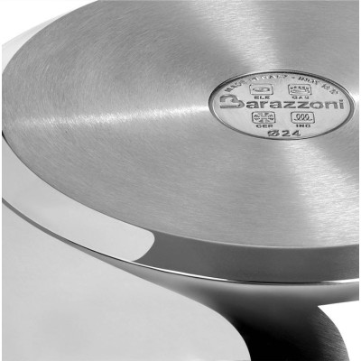 BARAZZONI BATTERIA 9 PZ CUOCI MANIA IN ACCIAIO INOX 18-10