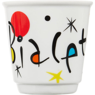 BIALETTI SET 4 BICCHIERINI IN PORCELLANA ARTE