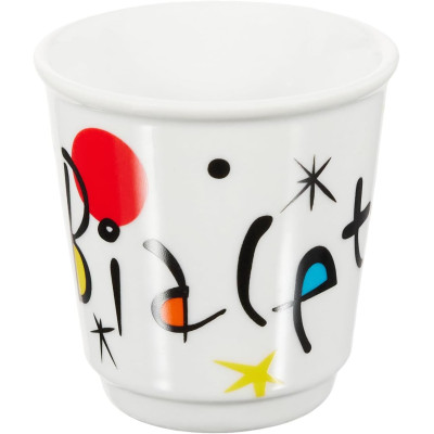 BIALETTI SET 4 BICCHIERINI IN PORCELLANA ARTE