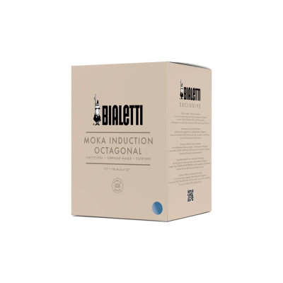 BIALETTI MOKA EXCLUSIVE INDUZIONE 3TZ GREY - EFFETTO PIETRA GRIGIO
