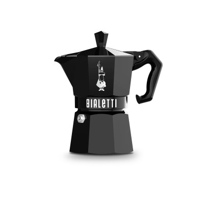 BIALETTI MOKA EXCLUSIVE 3TZ BLACK - NERO LUCIDO