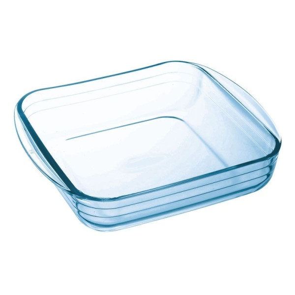 TEGLIA IN VETRO QUADRATA 25*25CM