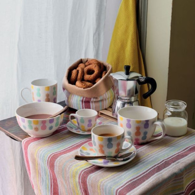 Servizio Caffe' Tognana Set 6 Tazzine +6 Piattini Wiki
