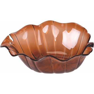 Insalatiere, Antipastiere E Ciotole Vde Insalatiera Foglia 32*29cm Ambra