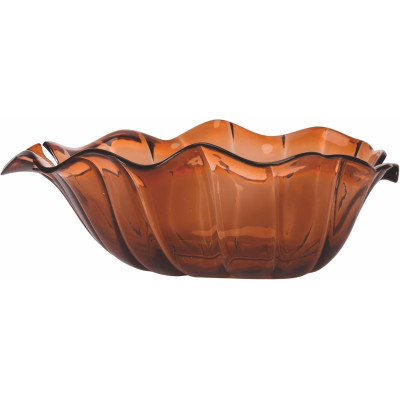 Insalatiere, Antipastiere E Ciotole Vde Insalatiera Foglia 32*29cm Ambra