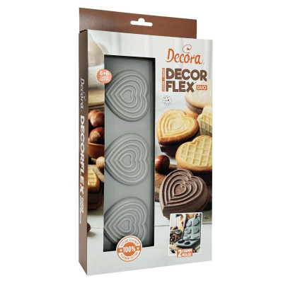 Stampi Per Dolci Stampo In Silicone Duo Cuore