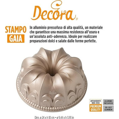 Stampi Per Dolci Stampo Gaia In Alluminio Ã˜ 24cm H 10cm