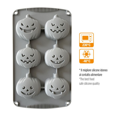Stampi Per Dolci Stampo Zucchette In Silicone 6 CavitÃ 