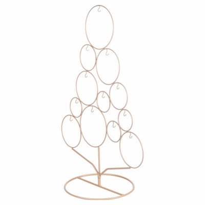 Decorazioni Albero In Metallo 50cm Champagne Xmas