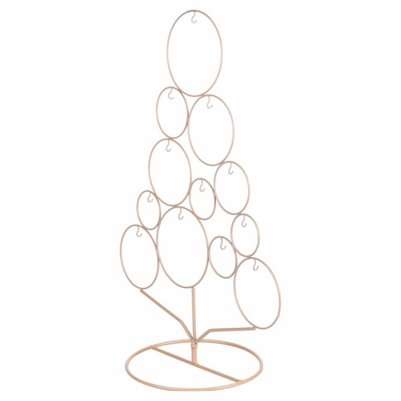 Decorazioni Albero In Metallo 50cm Champagne Xmas