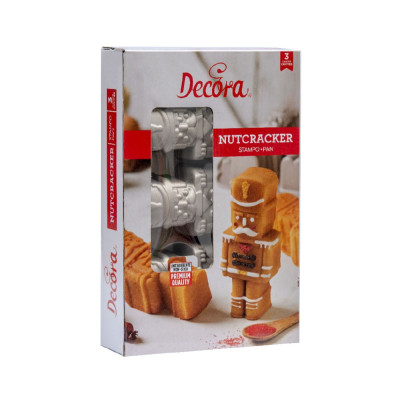 Stampi Per Dolci Stampo Schiaccianoci 3 Cavita' 29*18*5,8