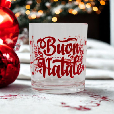 Bicchieri E Calici Set 6 Bicchieri Acqua Buon Natale