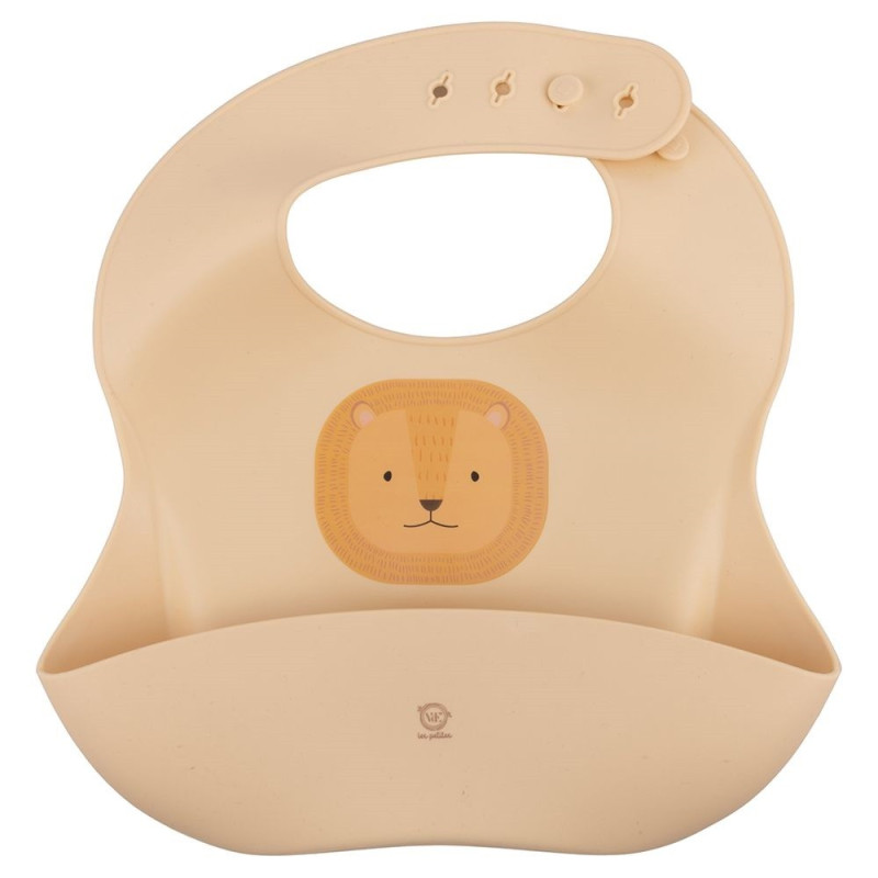 Set Pappa E Bavaglini Les Petites Bavaglino In Silicone Leone