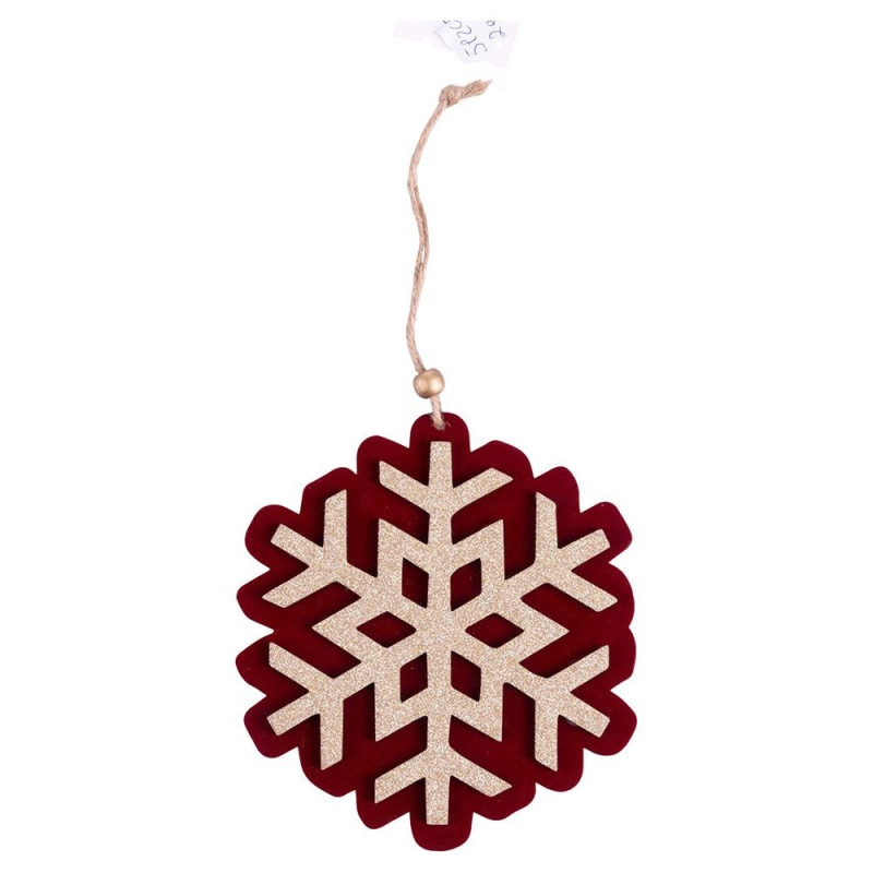 Decorazioni Set 8 Appendini Fiocco Di Neve Chic