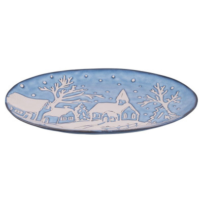 Tavola Piatto Da Portata 32,5*22cm Dec. Casuale