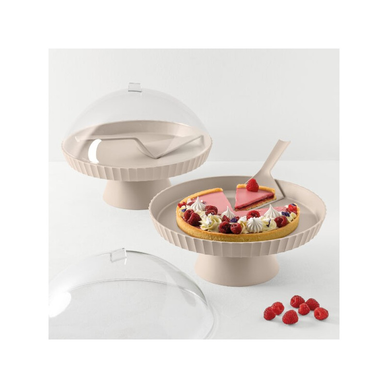 Accessori Cucina Alzata AgorÃ  Ã˜33cm Con Paletta Moka Grey