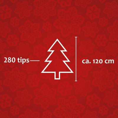 Decorazioni Albero Di Natale 120cm 280 Punte
