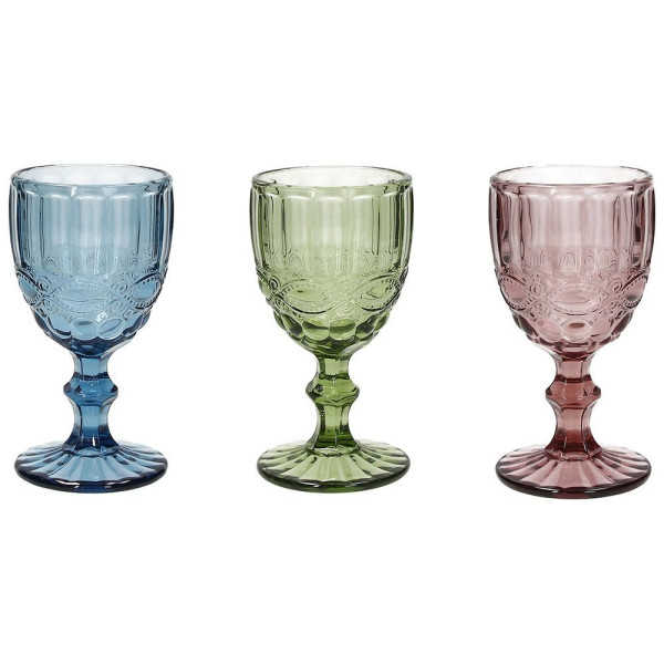 SET 3 CALICI MULTICOLOR MADAME 260CC