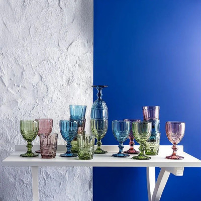 Bicchieri E Calici Set 3 Calici Multicolor Madame 260cc
