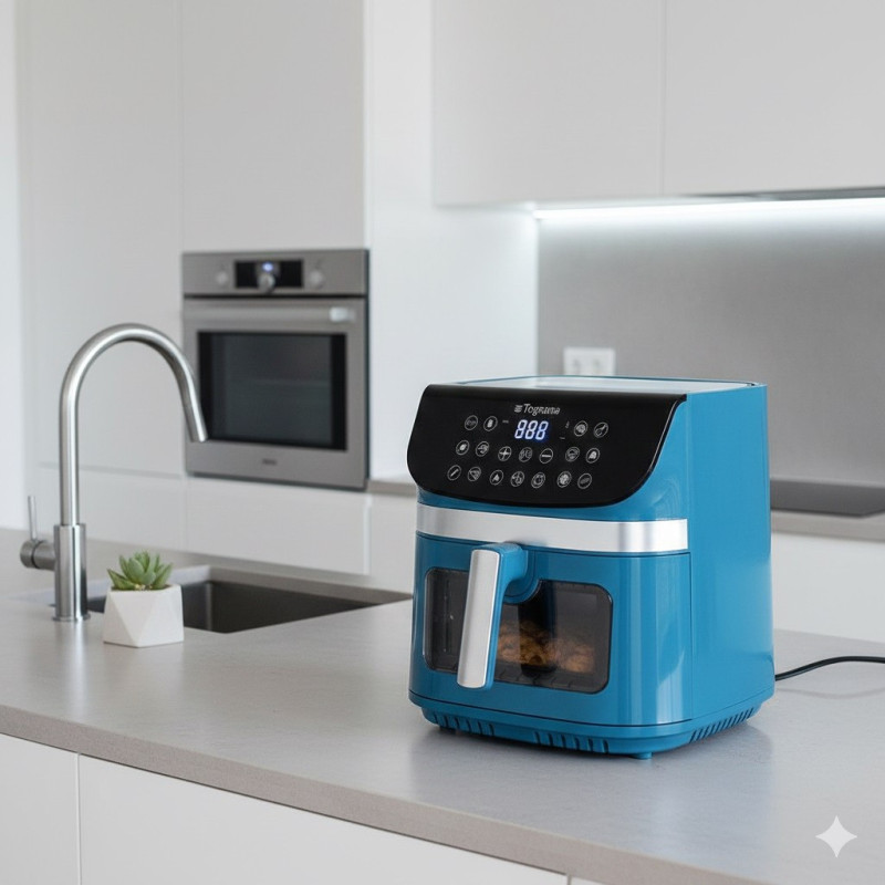 Friggitrici Ad Aria Friggitrice Ad Aria 9l Iridea Azzurra