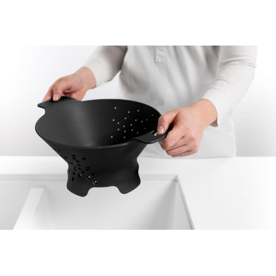 Utensili Cucina Scolapasta Cosmo 25cm Carbon Black