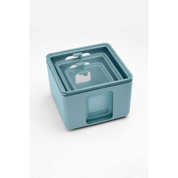 SET 3 CONTENITORI ERMETICI PEEK BOX TEAL
