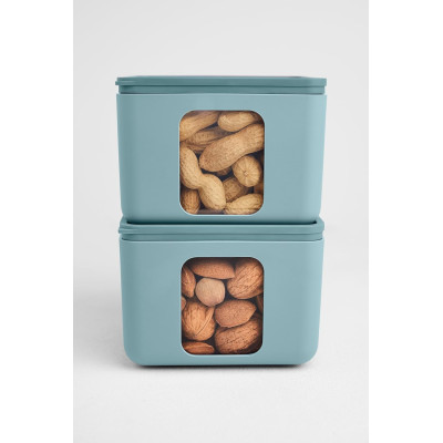Contenitori Per La Conservazione Set 3 Contenitori Ermetici Peek Box Teal
