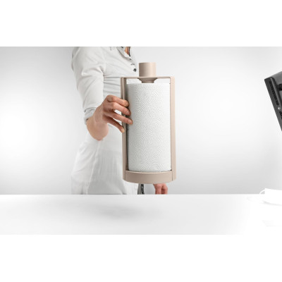 Accessori Cucina Portarotolo Stop Moka Grey