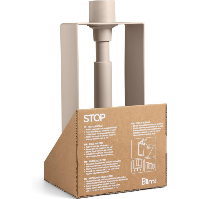 Accessori Cucina Portarotolo Stop Moka Grey
