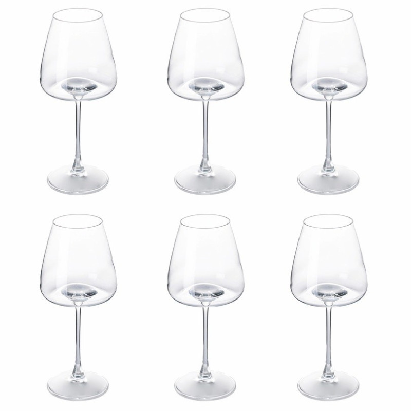 Bicchieri E Calici Set 6 Calici Vino 612ml Tasting