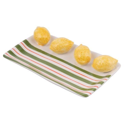 Vassoi E Piatti Da Portata Piatto Fruitlife Limone 22,5x13cm