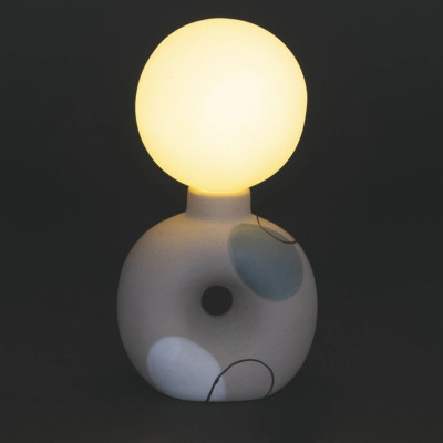 Sveglie E Lampade Lampada A Led In Gres H18cm