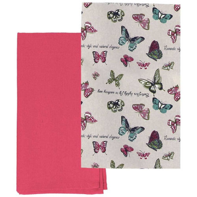 Tessile Tognana Set 2 Strofinacci Romance