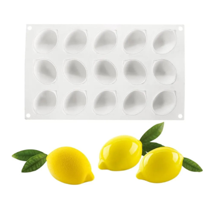 STAMPO SILICONE FRUTTA REALISTICA - LIMONE