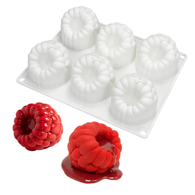 STAMPO SILICONE FRUTTA REALISTICA- LAMPONE