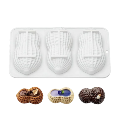 STAMPO SILICONE FRUTTA REALISTICA- ARACHIDE
