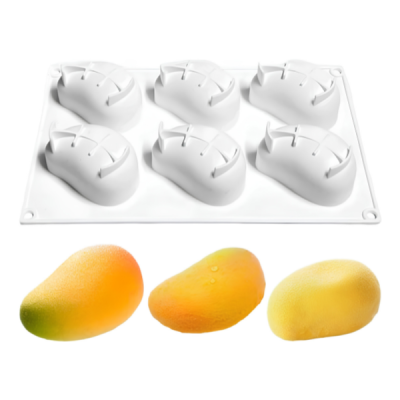 STAMPO SILICONE FRUTTA REALISTICA- MANGO