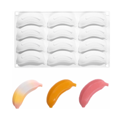 STAMPO SILICONE FRUTTA REALISTICA- BANANA