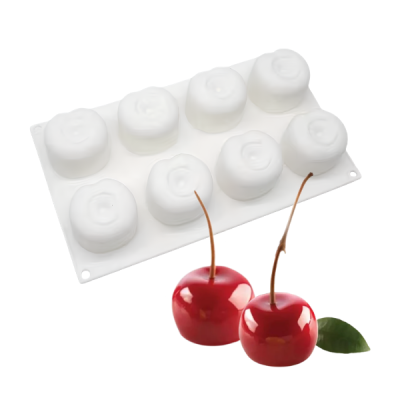 STAMPO SILICONE FRUTTA REALISTICA - CILIEGIA