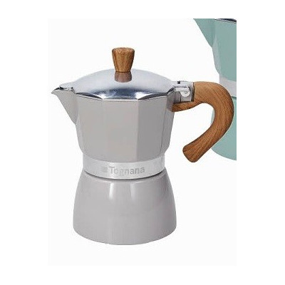 Caffetteria, Tisaneria E Accessori Tognana Caffettiera 6tz Grigio Chiaro