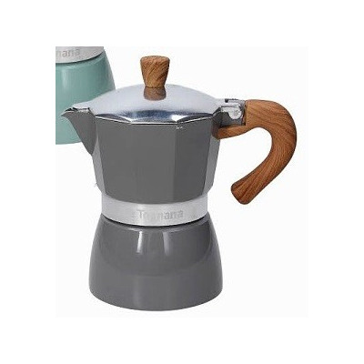 Caffetteria, Tisaneria E Accessori Tognana Caffettiera 6tz Grigio Scuro