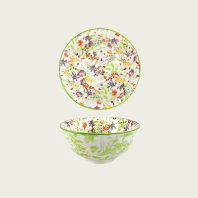 Insalatiere, Antipastiere E Ciotole Ciotola Porcellana 16cm Decori Assortiti