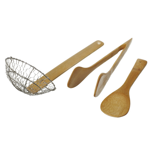 SET 3 UTENSILI IN BAMBOO