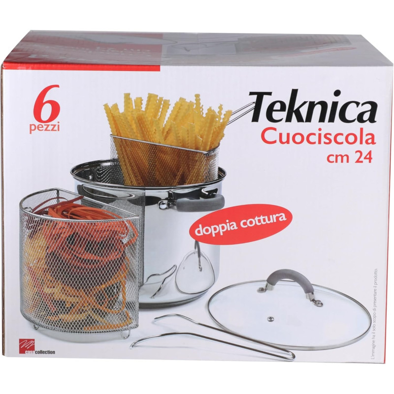 Casseruole Pentola Cuociscola Set 6 Pz 24cm