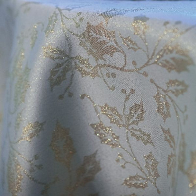 Tovaglie E Tessile Natalizio Tognana Runner 40*140 Cm Holly Gold
