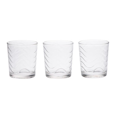 Bicchieri E Calici Set 3 Bicchieri Dune Trasparenti