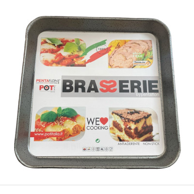 Teglie E Lasagnere Teglia Bassa Quadrata 30*30