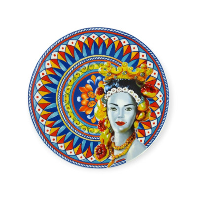 Servizi Piatti Caltagirone Centrotavola In Melamina