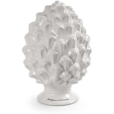 Oggettistica Pigna Ceramica 11x17 Deco Bianco